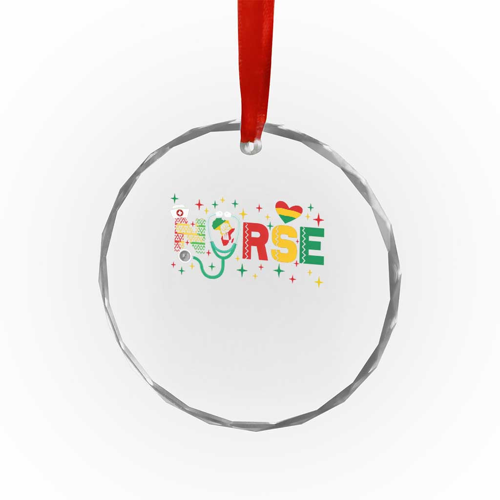 Proud Black Nurse Crystal Glass Ornament Black History Month Gift TS12 Print Your Wear