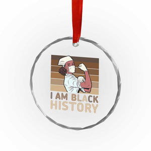 Proud Black Nurse Crystal Glass Ornament I Am Black History TS12 Print Your Wear