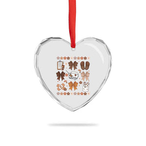 Proud Black Nurse Heart Crystal Glass Ornament Gift For African Nurse Black History TS12 Print Your Wear