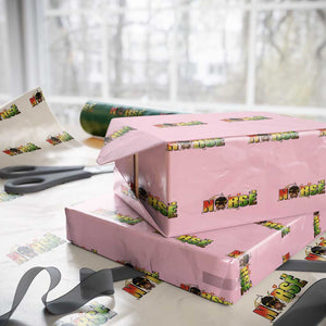 Proud Black Nurse Wrapping Paper Roll Black History Month Healthcare Gift TS12 Light Pink Print Your Wear