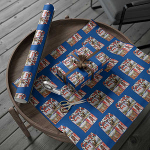 Proud Canada National Soccer Fan 2026 Gift Wrapping Paper Roll TS12 Blue Print Your Wear