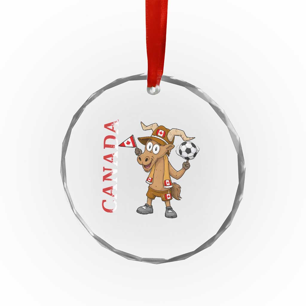 Proud Canada Soccer Moose Crystal Glass Ornament Canadian Football Fan TS12 Print Your Wear