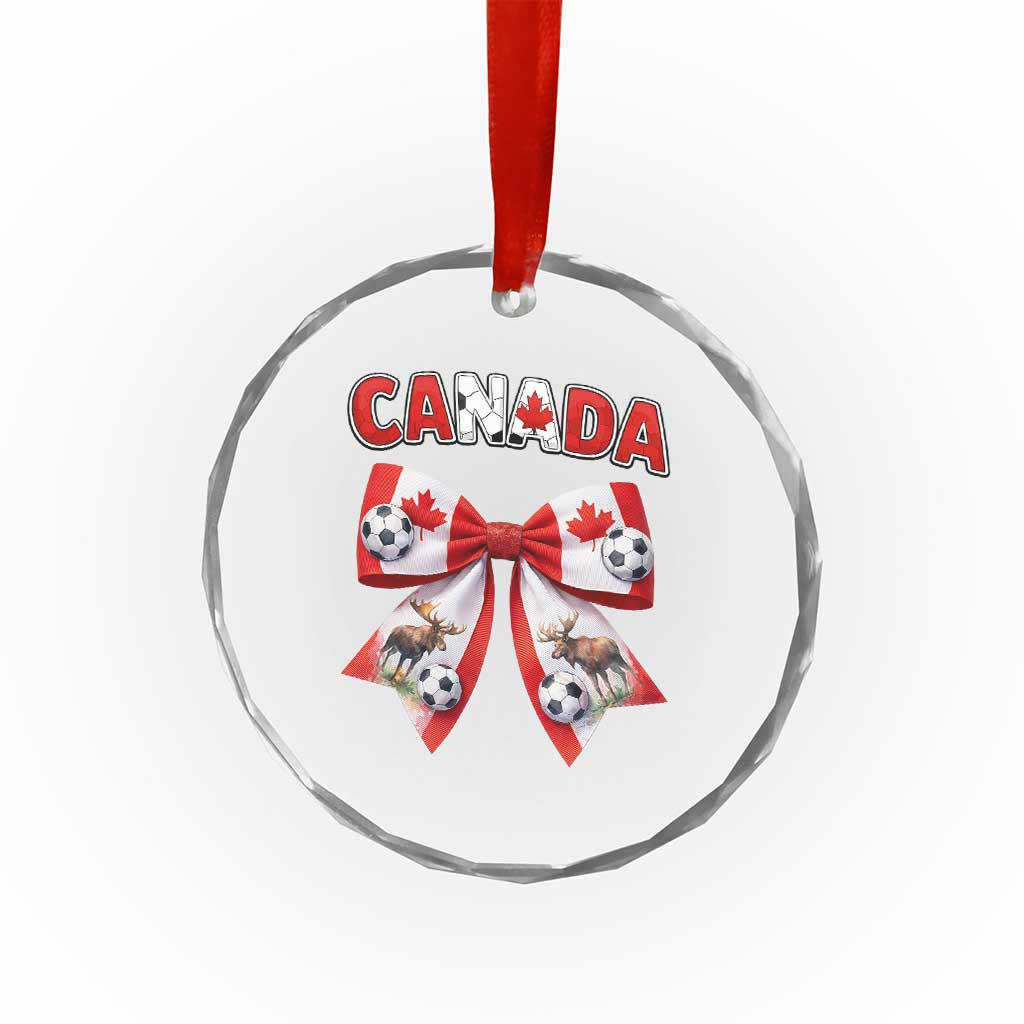 Proud Canadian National Soccer Lover Crystal Glass Ornament Football Fan Gift TS12 Print Your Wear