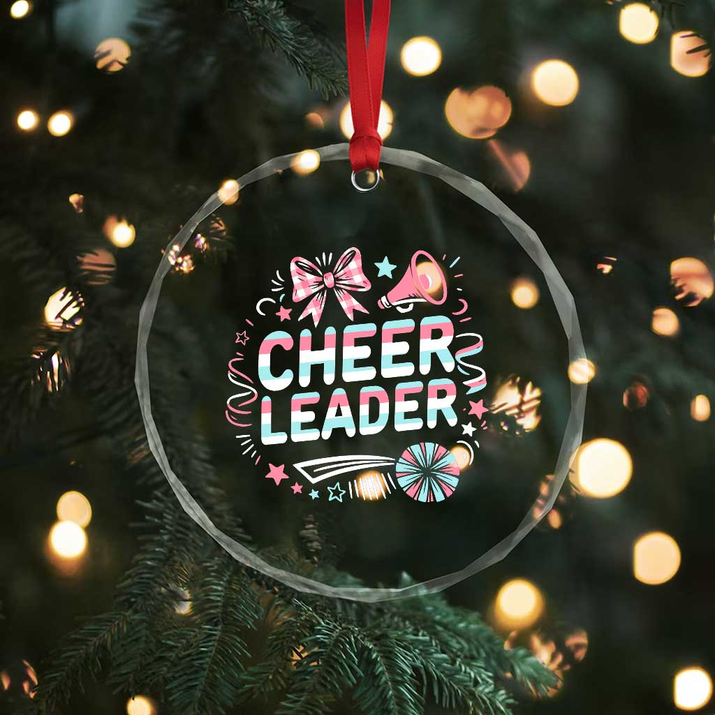 Proud Cheerleader Team Crystal Glass Ornament Gift For Women Sports Fans TS12 Print Your Wear
