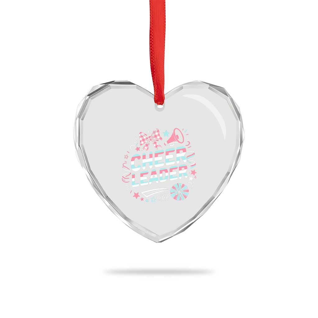Proud Cheerleader Team Heart Crystal Glass Ornament Gift For Women Sports Fans TS12 Print Your Wear