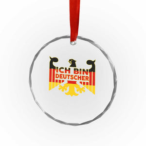 Proud Germany Crystal Glass Ornament Ich Bin Deutscher Bundesadler Coat of Arms TS11 Print Your Wear