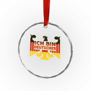 Proud Germany Crystal Glass Ornament Ich Bin Deutscher Bundesadler Coat of Arms TS11 Print Your Wear