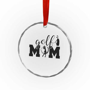 Proud Golf Mom Lifestyle Crystal Glass Ornament Sports Gift Idea TS12 Print Your Wear