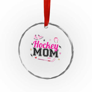 Proud Hockey Mom Crystal Glass Ornament Ice Hockey Supporter Gift TS12 Print Your Wear