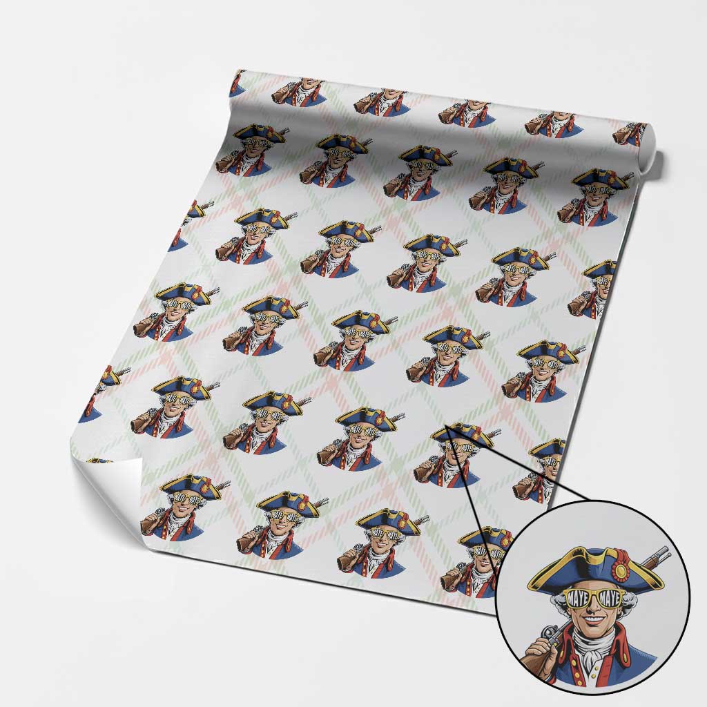 Proud Maye Lover Wrapping Paper Roll Football Fan Supporter TS12 Christmas Plaid Print Your Wear