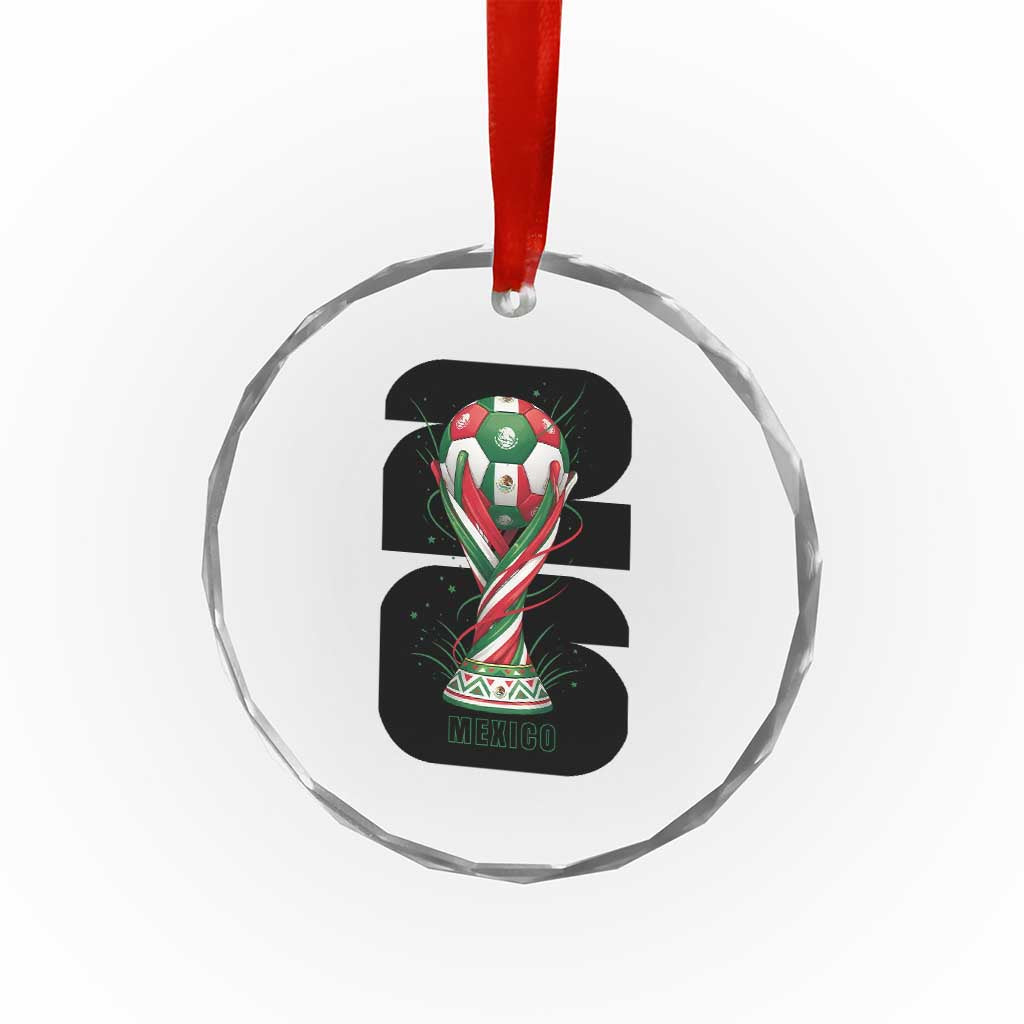 Proud Mexico National Soccer Lover Fan Gift Crystal Glass Ornament TS12 Print Your Wear