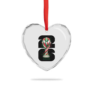 Proud Mexico National Soccer Lover Fan Gift Heart Crystal Glass Ornament TS12 Print Your Wear