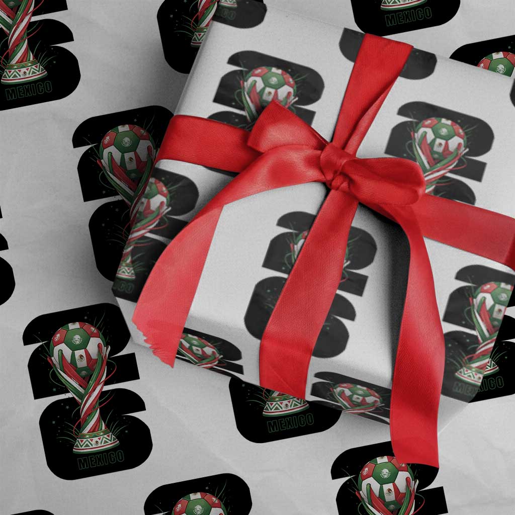 Proud Mexico National Soccer Lover Fan Gift Wrapping Paper Roll TS12 White Print Your Wear