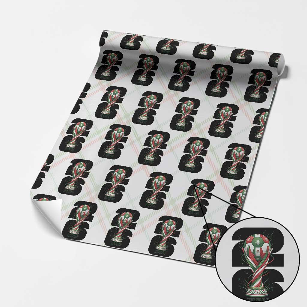 Proud Mexico National Soccer Lover Fan Gift Wrapping Paper Roll TS12 Christmas Plaid Print Your Wear