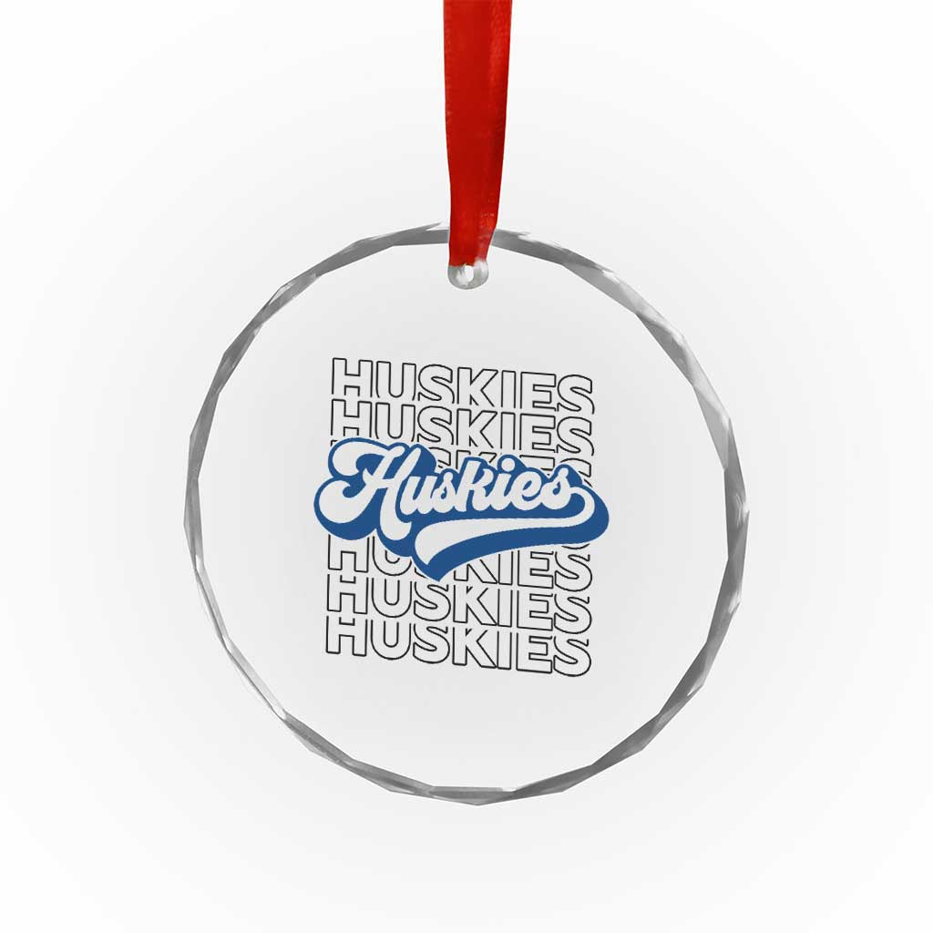 Proud Siberian Husky Fan Crystal Glass Ornament Sports Dog Lover TS12 Print Your Wear