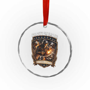 Proud Welder Whatever It Takes Crystal Glass Ornament Vintage Mechanic Workwear TS12 Print Your Wear