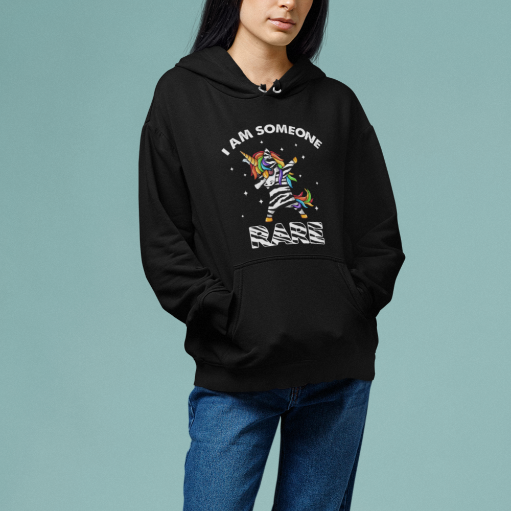 Rare Disease Day Shirts Hoodie I Am Someone Rare Rainbow Zebra Unicorn Rare Disease Awareness TS02 Printyourwear