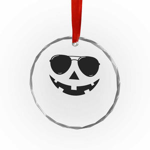 Pumpkin Face Crystal Glass Ornament Vintage Jack o Lantern Jackolantern Spooky Season Halloween TS10 Print Your Wear