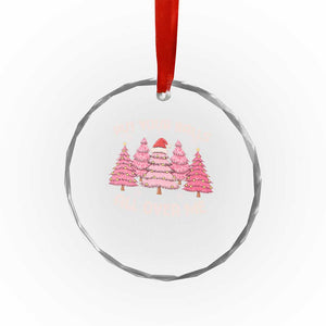 Put Your Balls All Over Me Christmas Crystal Glass Ornament Dirty Humor Inappropriate Pink Tree Xmas TS10 Print Your Wear