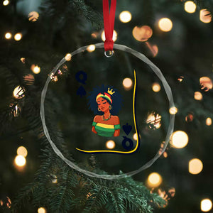 Queen Of Spades Black Girl Crystal Glass Ornament African American Women Pride TS12 Print Your Wear