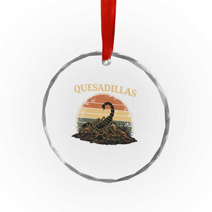 Quesadillas Scorpion Crystal Glass Ornament Southwestern Desert Food TS14 Print Your Wear