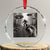 Raccoon Selfie With Bigfoot UFO Crystal Glass Ornament Funny Feral Lover Gifts - Print Your Wear