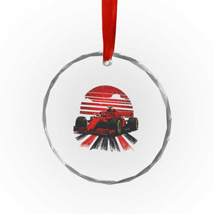 Racing Car Red Speed Motorsport Crystal Glass Ornament TS14 Print Your Wear