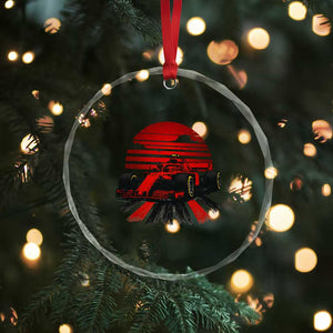Racing Car Red Speed Motorsport Crystal Glass Ornament TS14 Print Your Wear