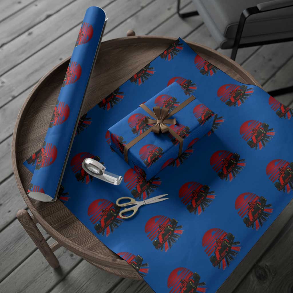 Racing Car Red Speed Motorsport Wrapping Paper Roll TS14 Blue Print Your Wear