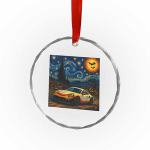 Racing Sports Crystal Glass Ornament Starry Night 911 Silhouette Halloween TS14 Print Your Wear