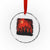 Rake Creepypasta Crystal Glass Ornament Creepy Cryptid Series Horror Goth Alt Alternative Art TS10 Transparent Glass 3'' Circle Print Your Wear