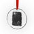 Rake Creepypasta Crystal Glass Ornament Cryptid Series Cryptozoology Gift Creepy Horror Halloween TS10 Transparent Glass 3'' Circle Print Your Wear
