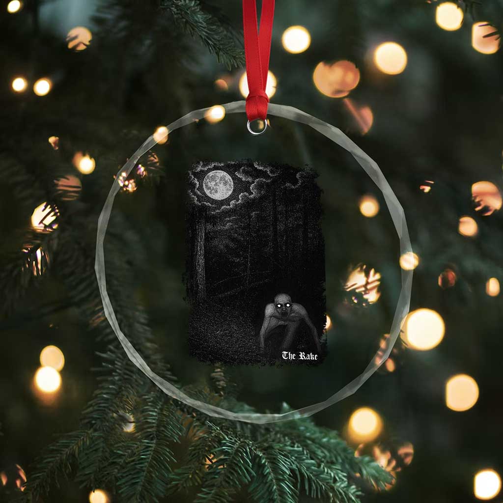 Rake Creepypasta Crystal Glass Ornament Cryptid Series Cryptozoology Gift Creepy Horror Halloween TS10 Print Your Wear