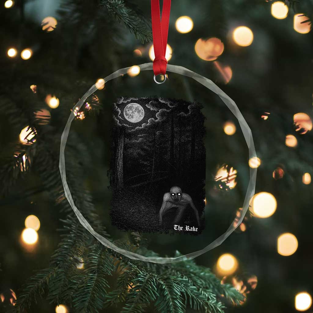 Rake Creepypasta Crystal Glass Ornament Cryptid Series Cryptozoology Gift Creepy Horror Halloween TS10 Print Your Wear