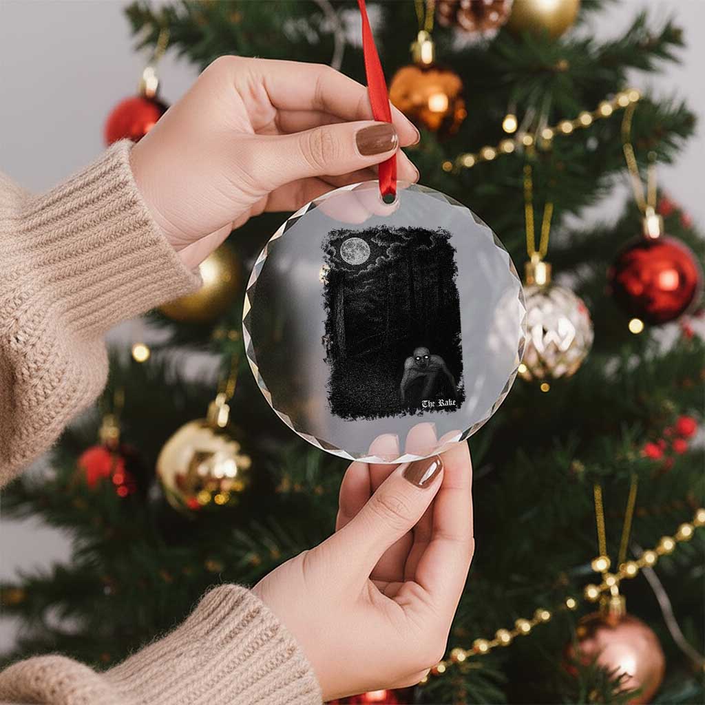 Rake Creepypasta Crystal Glass Ornament Cryptid Series Cryptozoology Gift Creepy Horror Halloween TS10 Print Your Wear