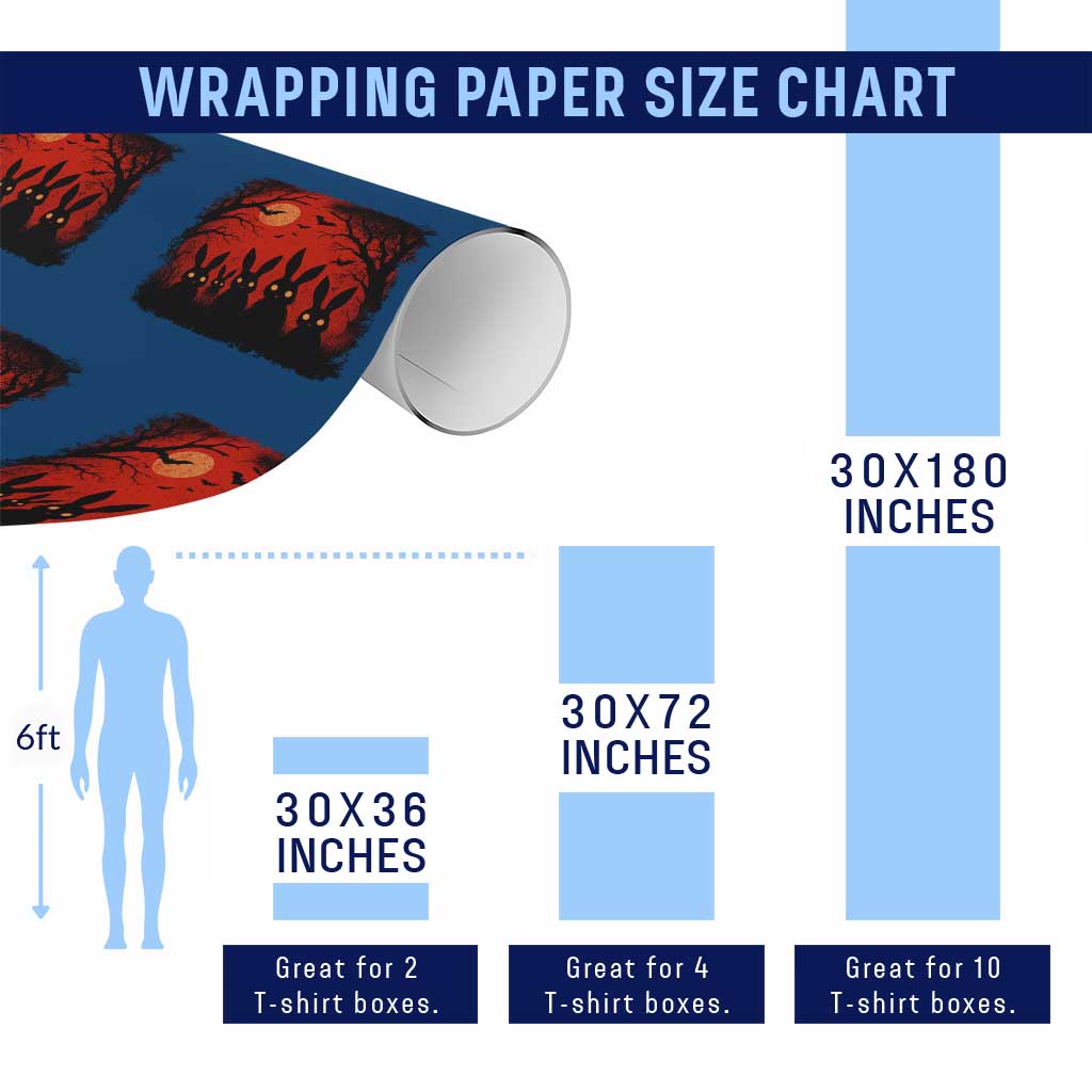 Rake Creepypasta Wrapping Paper Roll Creepy Cryptid Series Horror Goth Alt Alternative Art TS10 Print Your Wear