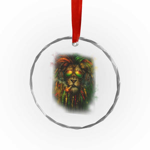 Rasta Reggae Lion Smoking Weed Crystal Glass Ornament Jamaican Reggae Music and Weed Lovers TS10 Print Your Wear