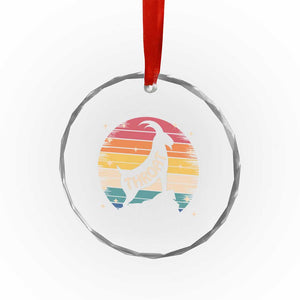 Raunchy Humor Crystal Glass Ornament Throat Goat Meme Gift TS12 Print Your Wear