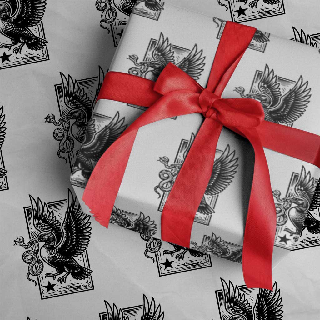 Rebel Loon Takes Down The Snake Wrapping Paper Roll Support MN Anti Ice Movement TS12 White Print Your Wear