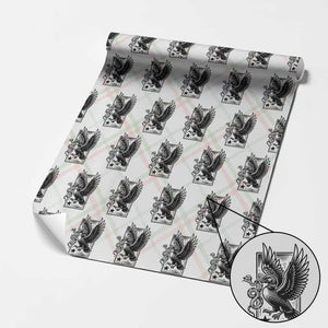 Rebel Loon Takes Down The Snake Wrapping Paper Roll Support MN Anti Ice Movement TS12 Christmas Plaid Print Your Wear