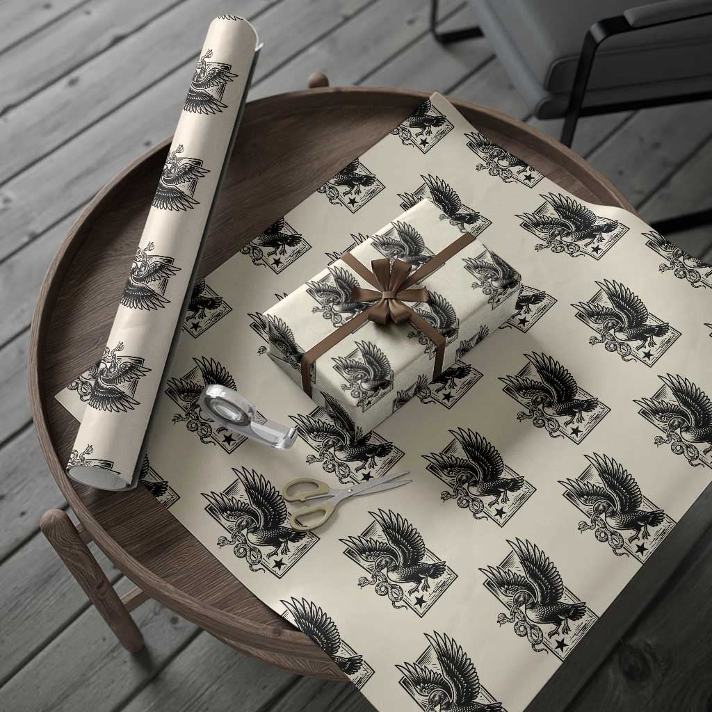 Rebel Loon Takes Down The Snake Wrapping Paper Roll Support MN Anti Ice Movement TS12 Beige Print Your Wear