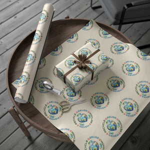 Recycle Reuse Renew Rethink Wrapping Paper Roll Zero Waste Life TS12 Beige Print Your Wear