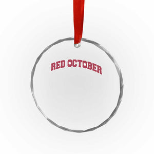 Red October Crystal Glass Ornament Vintage Sports Philadelphia Playoff Baseball Fan TS10 Print Your Wear