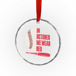 Red October Phillies Crystal Glass Ornament Retro Philadelphia Baseball Fan TS10 Print Your Wear
