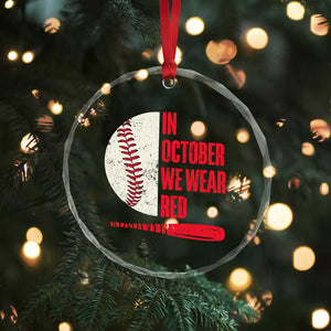 Red October Phillies Crystal Glass Ornament Retro Philadelphia Baseball Fan TS10 Print Your Wear