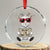 Relax I Have Goat This Crystal Glass Ornament Funny Goat Lover Gift TS12 Transparent Glass 3'' Circle Print Your Wear