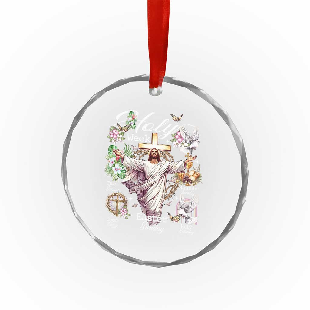 Religious Christian Easter Holy Week Christ Jesus Crystal Glass Ornament TS11 Print Your Wear