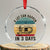 Religious Jesus Crystal Glass Ornament A Lot Can Happen In 3 Days Christian Retro TS02 Transparent Glass 3'' Circle Print Your Wear