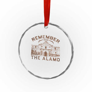 Remember The Alamo Crystal Glass Ornament Texas Souvenir History San Antonio Pride TS10 Print Your Wear