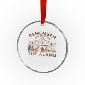 Remember The Alamo Crystal Glass Ornament Texas Souvenir History San Antonio Pride TS10 Print Your Wear